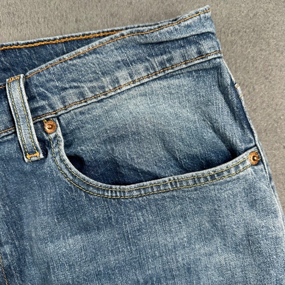 Levis 559 Relaxed Straight Fit Jeans Mens 36x30 Medium Wash Denim Jeans Baggy - Picture 6 of 16